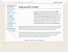 Tablet Screenshot of kaip-pradeti-versla.info